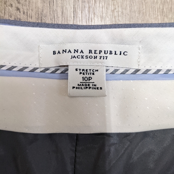 Banana Republic Jackson fit Gray Wool Blend Trouser Pants - Picture 7 of 11